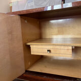 Lacquered wood row NF Meuble Seguin