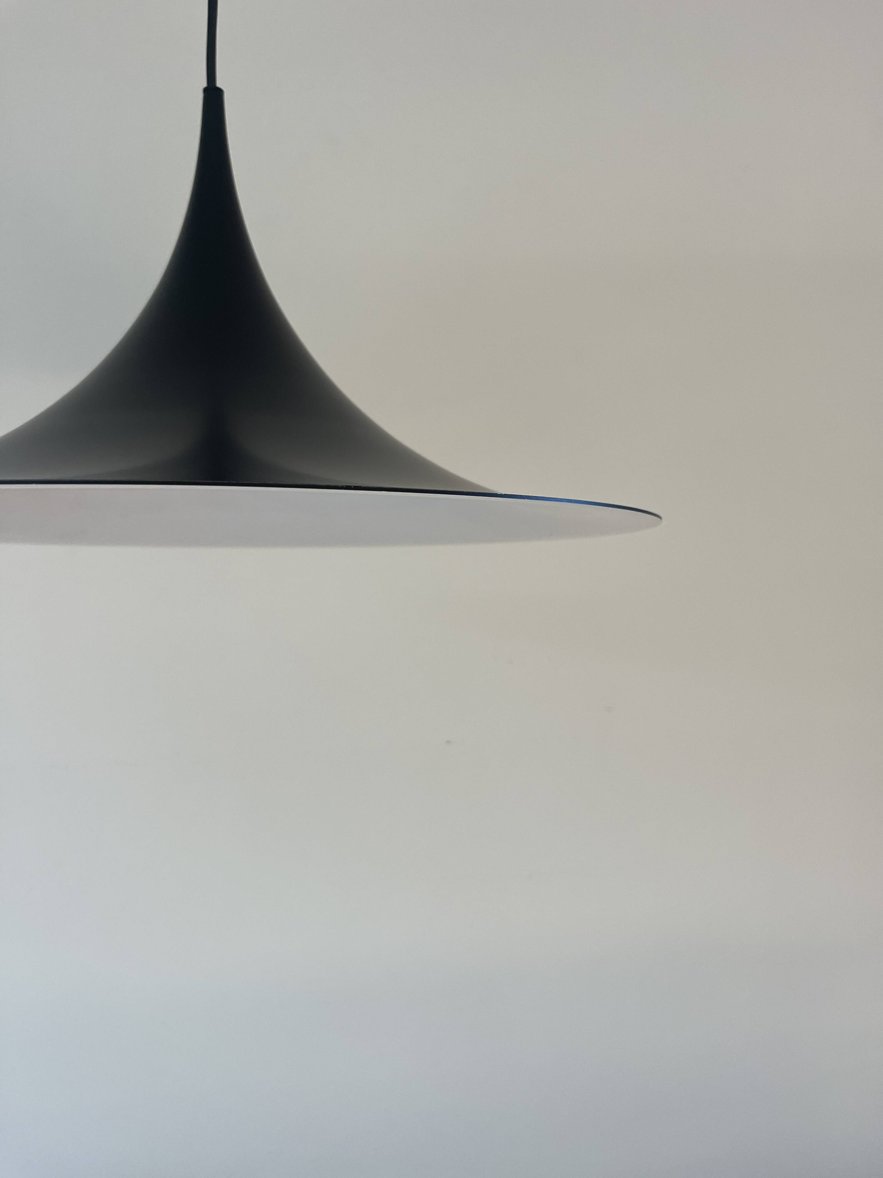 Vintage Fog & Mørup Semi pendant (47cm) - Danish design lamp