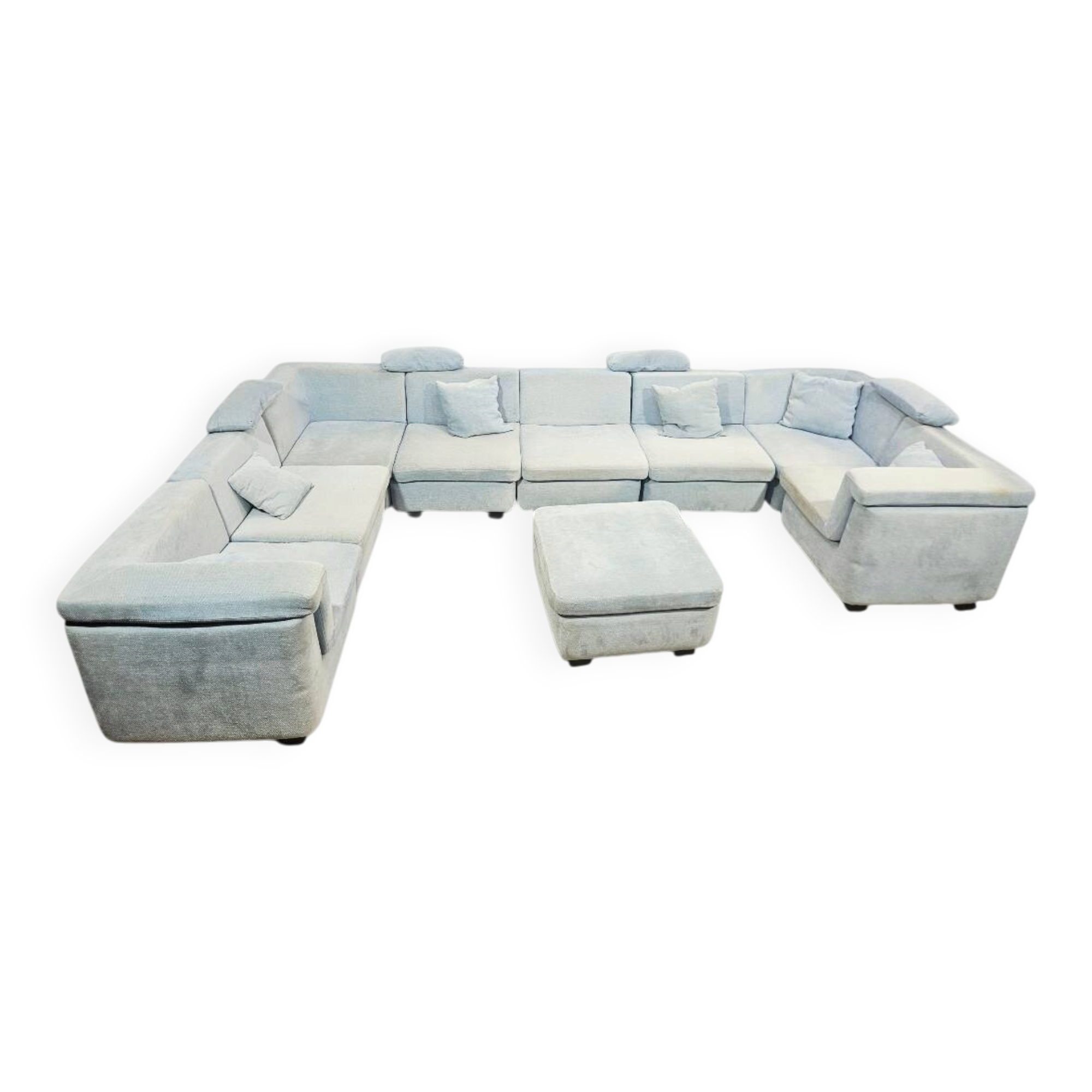 Rolf Benz modular corner sofa, 1970s.