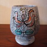 Small design vase 1960 fat lava