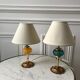 Pair of vintage murano glass lamp