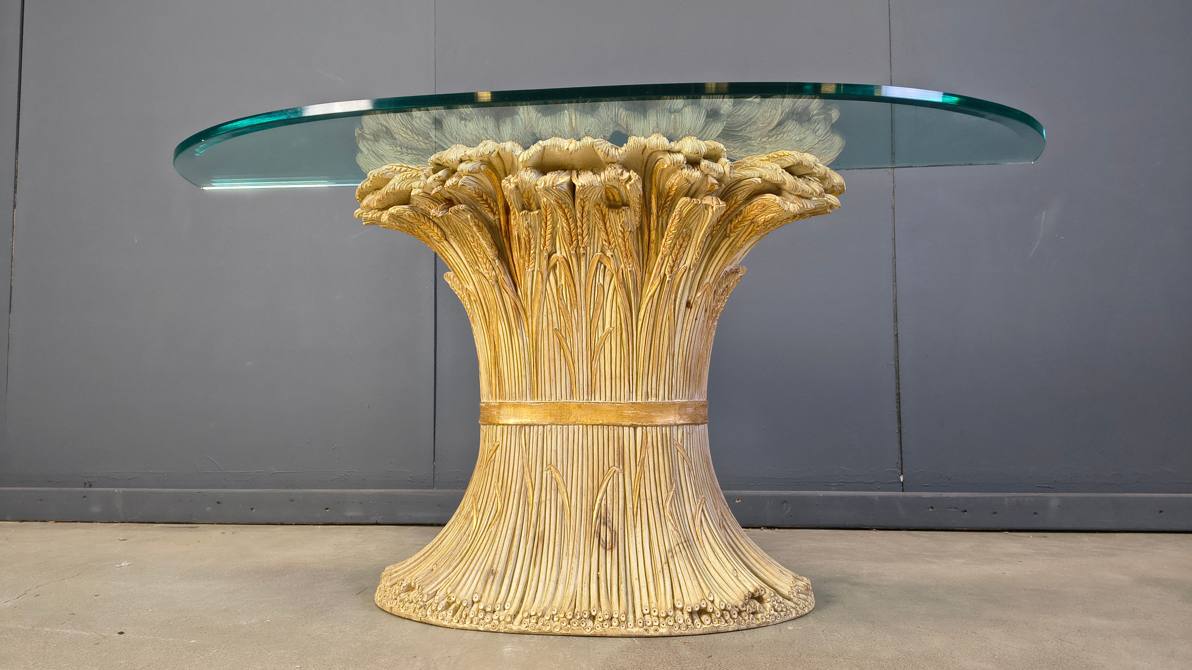 Sheaf of wheat console by Franco Chelini, 1970s