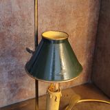 Vintage antique bronze hot water bottle lamp