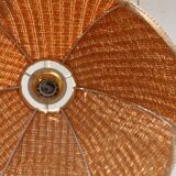 Realectrified rattan flower suspension