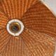 Realectrified rattan flower suspension