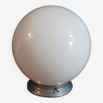 Ceiling light globe opaline metal support Dps 0124003