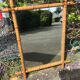 Vintage bamboo mirror 61x79cm