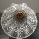 Antique vintage suspension in chiseled glass spirit TBE
