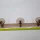 Vintage smoked plexiglass coat rack from the 70