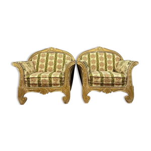 Paire de fauteuils baroques