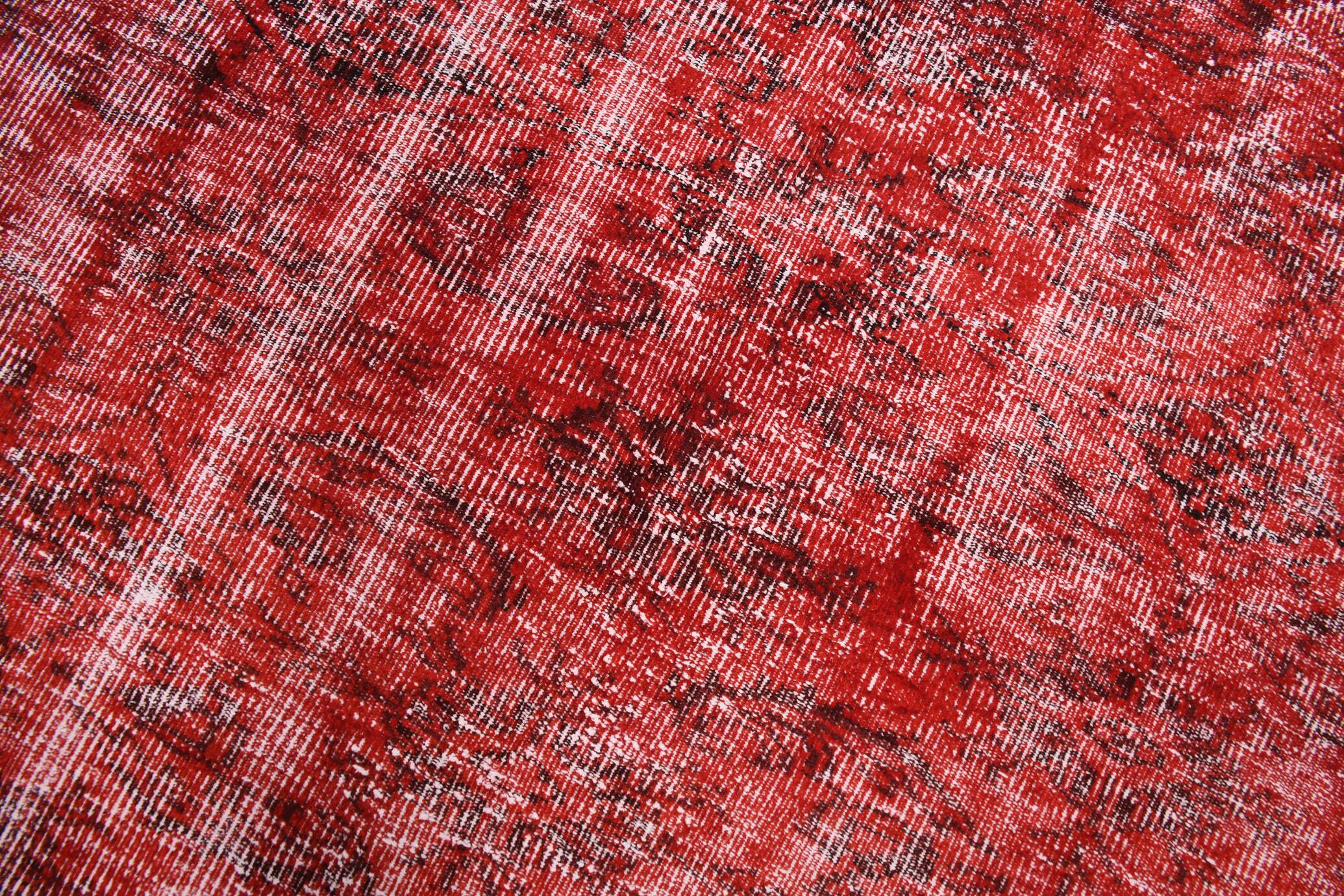 6x10 Rug For Dining Room Red Vintage Area Rug, 175x296Cm SK 3756