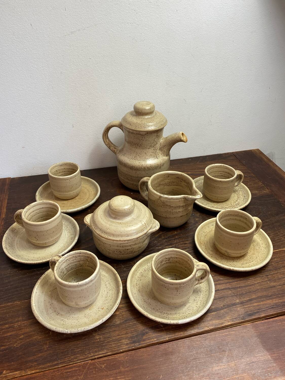 Niderviller stoneware coffee/tea service