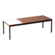 Modernist two color minimalist coffee table, 1960s