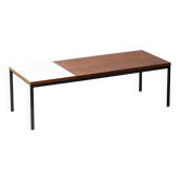 Table basse minimaliste bicolore moderniste, années 1960