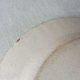 Old plate decoration flowers, ceramic from Auvillar, 18-19th