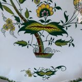 Large earthenware dish Digoin Sarreguemines