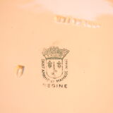 Set of 5 plates Earth iron décor Honeysuckle