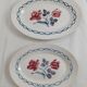 Plats ovales Sarreguemines Digoin Cannes lot de 2