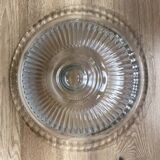 Flat and its arcoroc glass bell