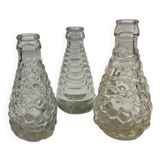 3 vintage decanters