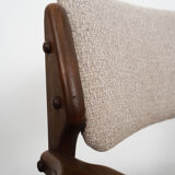 Walnut chair, Danish design, 1960s, designer: Erik Buch