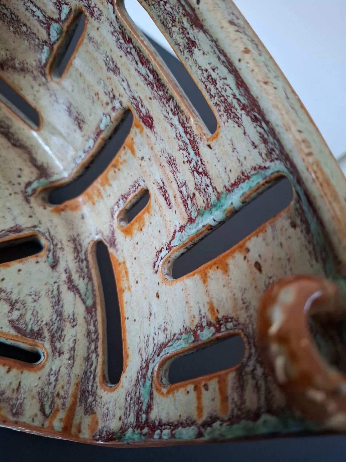 Ceramic wall light F.Comte