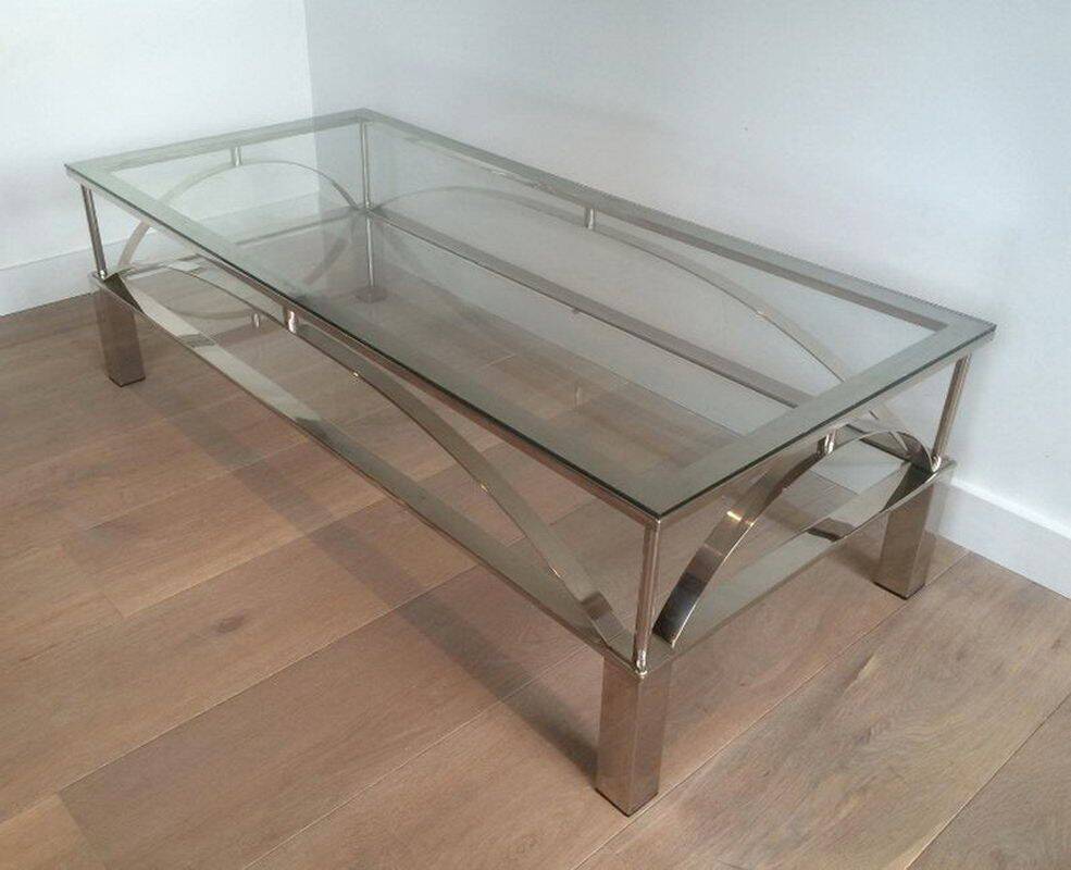 Chrome coffee table