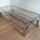 Chrome coffee table