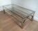 Table basse chromée