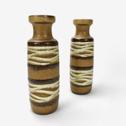 Duo de vases Scheurich couleurs d'automne