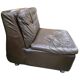 Canapé modulaire vintage marron chocolat Himolla