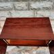 Vintage bedside table veneer wood varnish