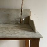 Wood & marble dressing table