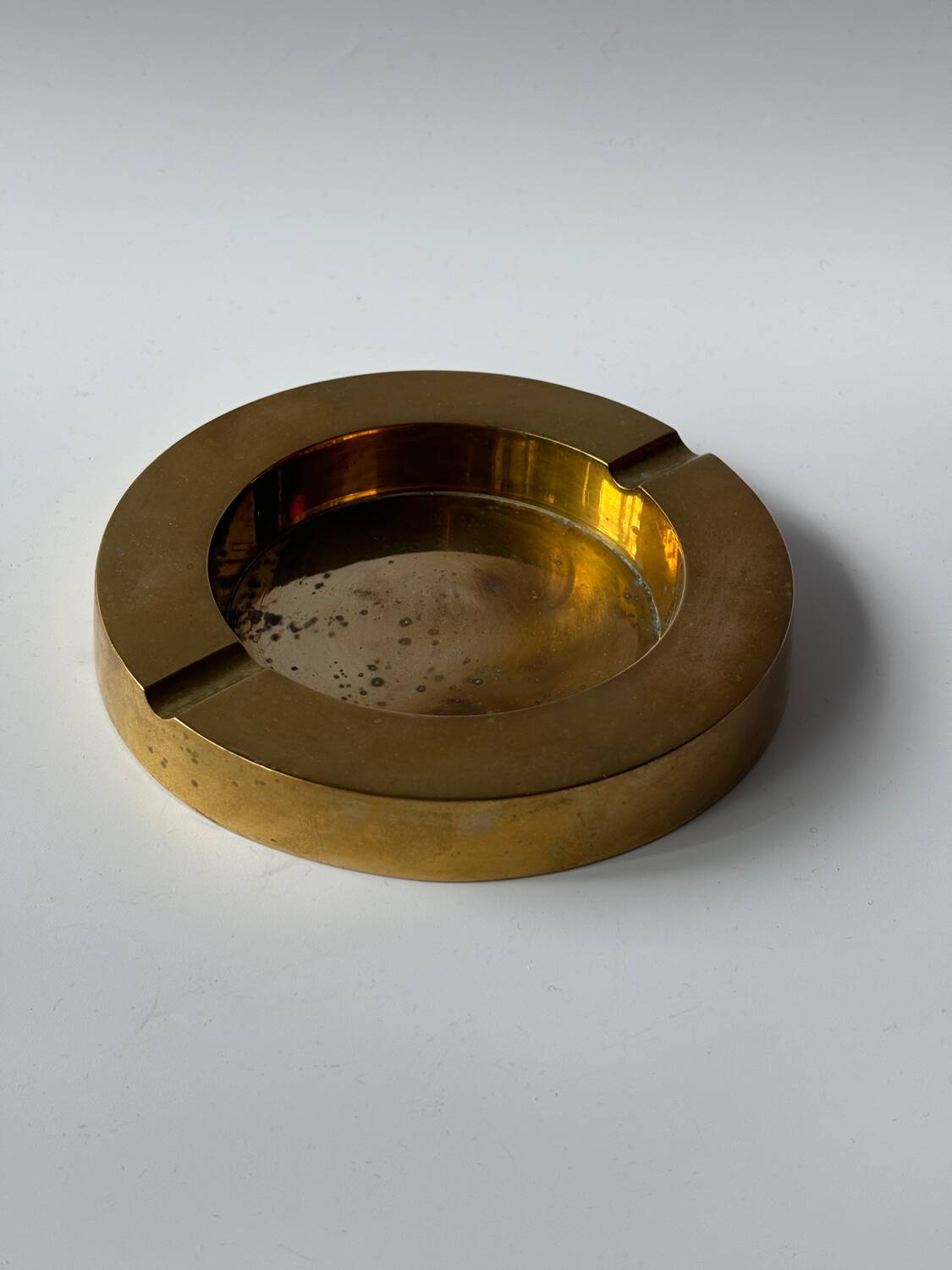 Vintage brass ashtray