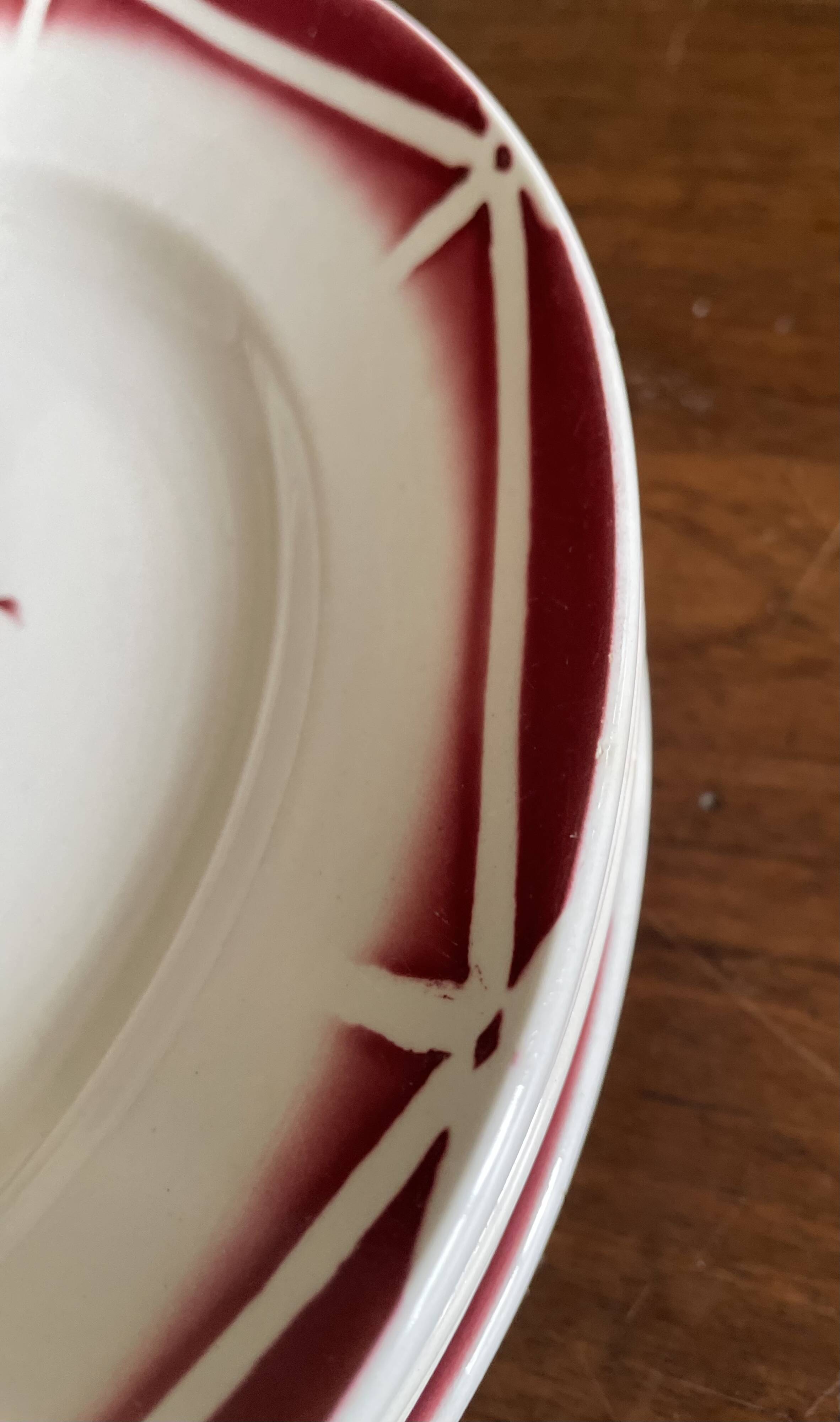 Sarreguemines Douarnenez model dinner plates