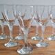Service de 7 verres à vin