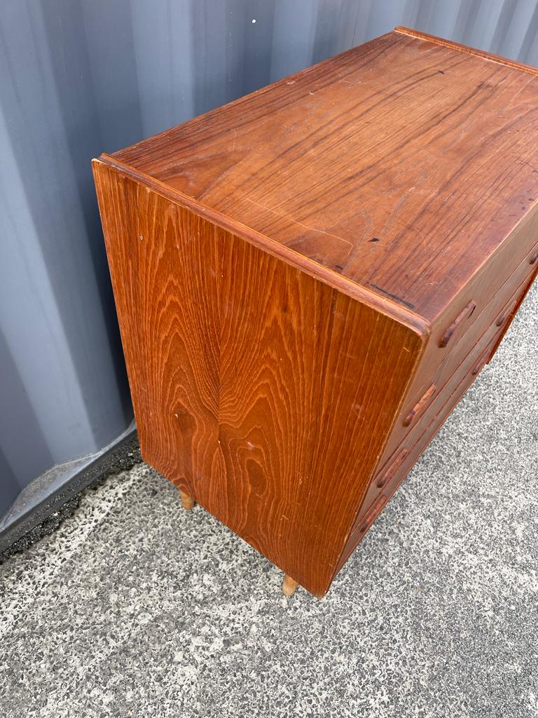 Scandinavian teak chest of drawers