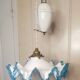 Suspension Up and down Opaline and porcelain
