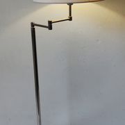 Articulated reading floor lamp from the 80s
