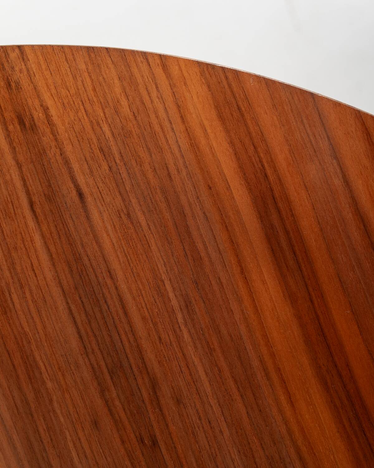 Round extendable walnut dining table, Sweden, 1960s