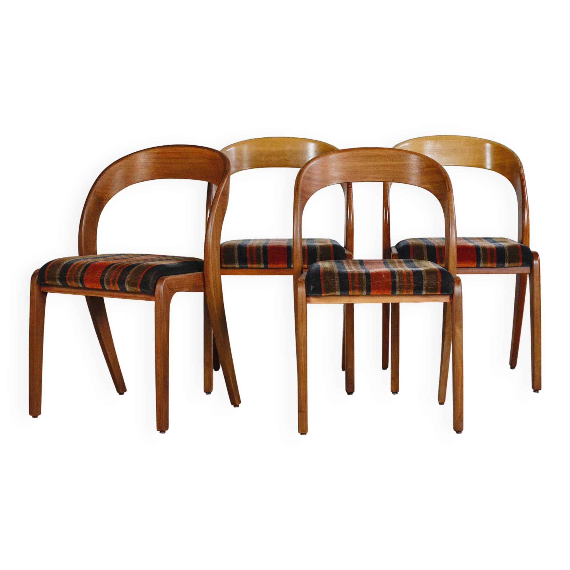 4 Gondola chairs by Baumann, 1960
