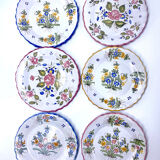 6 vintage plates Martres Tolosane Jodra Noirmoutier