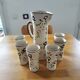 Vintage "Gladys" ceramic orangeade set