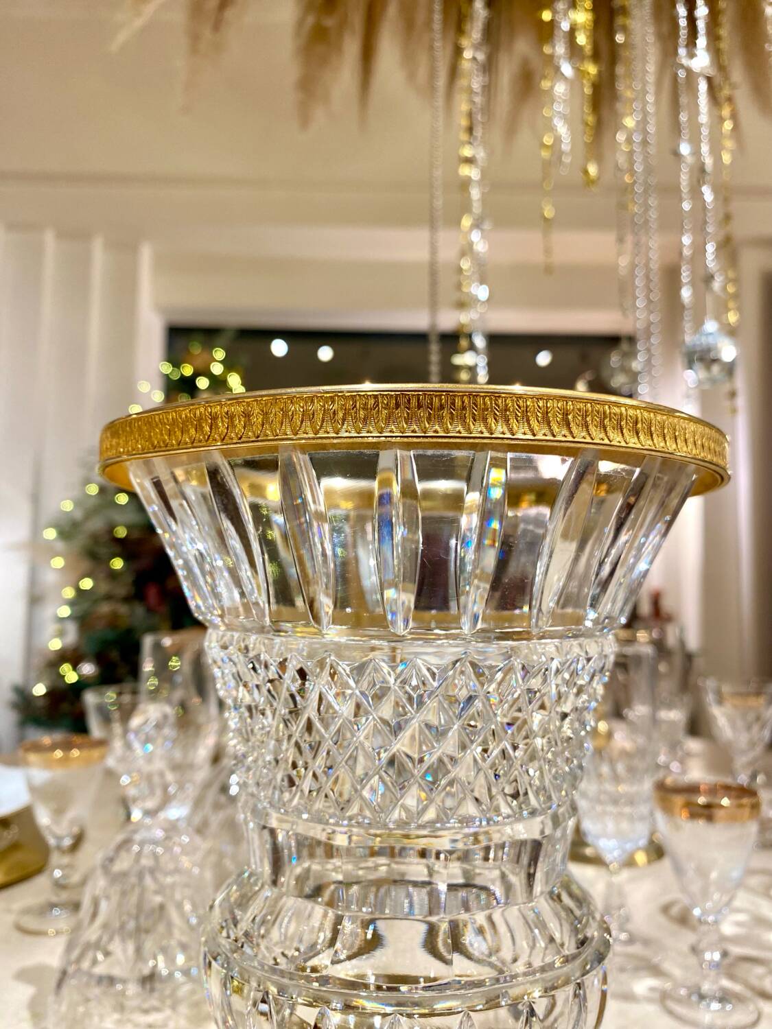 Medici bohemian crystal vase