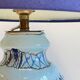 Vintage Blue Ceramic Lamp