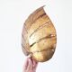 Leaf wall lamp in gold metal 1970