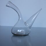 Ancienne carafe en verre soufflé