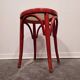 Tabouret craie rouge années 50