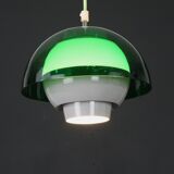 Great looking acrylic pendant lamp by Bent Karlby for ASK Lightings - Model Ergo - Denmark 70's