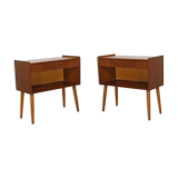 Pair of vintage Scandinavian  nightstands  1960